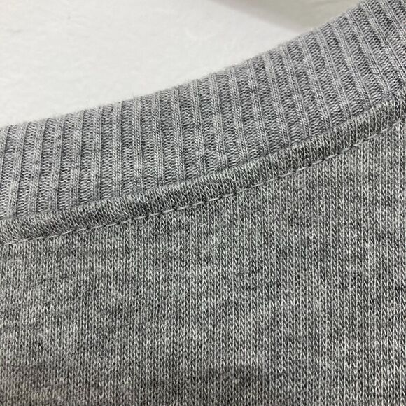 Disney Mickey Mouse Sweatshirt Women's XS Cropped Drawstring Gray - Picture 6 of 12